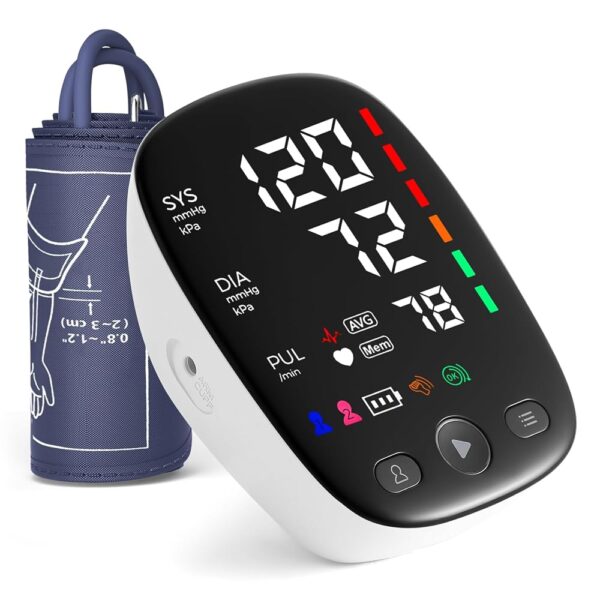 Blood Pressure Monitors for Home Use LED Display Automatic Digital Blood Pressure Monitors with Large Cuff