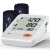 Blood Pressure Monitors for Home Use with 2 Size Cuff (22-42cm & 38-55cm), Blood Pressure Monitor XL & Medium-Large Cuffs, 2 * 120 Memory Sets, 4 Aa Batteries Included