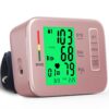 Blood Pressure Monitors,Pink Blood Pressure Machine Bp Cuff Automatic Upper Arm with 8.7”-16.5 inches Adjustable Automatic High Blood Pressure Cuff for Home Use 2 x 90 Sets...
