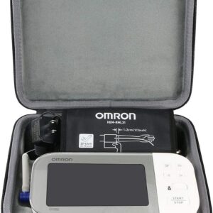 co2CREA Hard Case Replacement for OMRON Platinum BP5450 / OMRON Gold BP5350 / Omron 7 Series BP7350 / Omron 10 Series BP7450 Upper Arm Blood Pressure Monitor (Case Only)