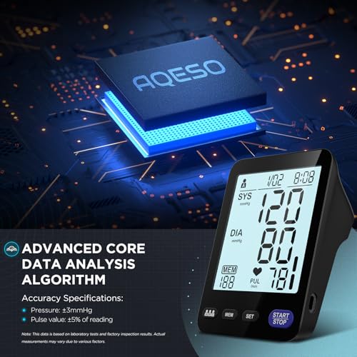 Does the AQESO A01-BL blood pressure monitor offer reliable readings for home use review?