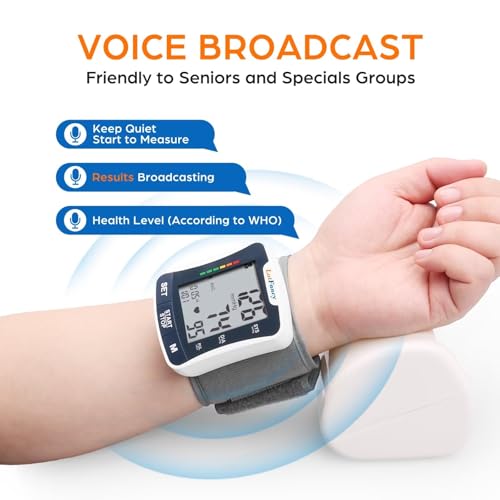 Explore LotFancy Talking Wrist Blood Pressure Monitor DBP-2208 Review for Home Use