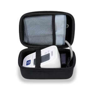 Ginsco Universal Hard Shell Case for Blood Pressure Monitor, Compatible with Omron Bronze/iHealth/Oklar, Portable Carrying Travel Case with Handle, Mesh Pocket for... Ginsco Universal Hard Shell Case for Blood Pressure Monitor, Compatible with Omron Bronze/iHealth/Oklar, Portable Carrying Travel Case with Handle, Mesh Pocket for...
