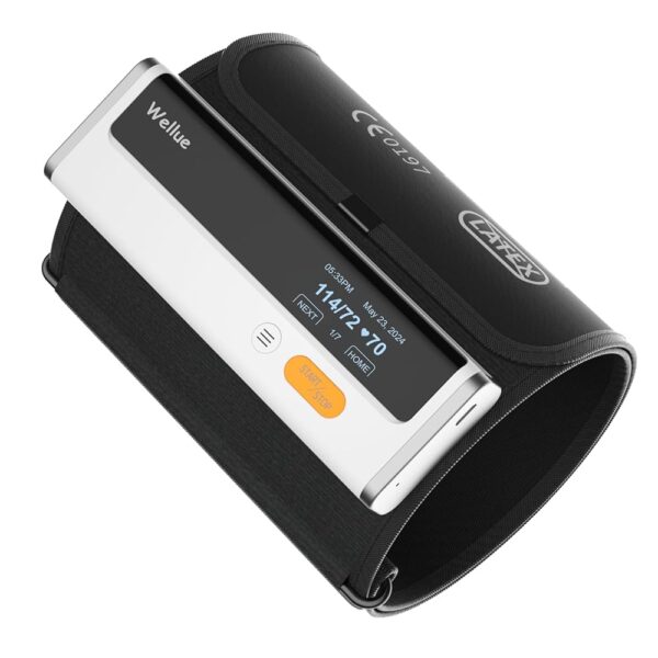 Wellue Bluetooth Blood Pressure Monitor for Home Use, Upper Arm Blood Pressure Machine with Cuff Size 8.6"-16.5", Portable Digital BP Monitor with Free APP for iOS & Android,... Wellue Bluetooth Blood Pressure Monitor for Home Use, Upper Arm Blood Pressure Machine with Cuff Size 8.6"-16.5", Portable Digital BP Monitor with Free APP for iOS & Android,...