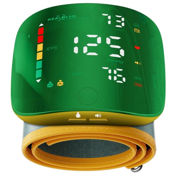 Wrist Blood Pressure Monitor with Curved Screen, Rechargeable Blood Pressure Machine, One-Button Switch Voice and User, 5.31-9.25in Bp Cuff, with Storage Case Bp Machine Bp... Wrist Blood Pressure Monitor with Curved Screen, Rechargeable Blood Pressure Machine, One-Button Switch Voice and User, 5.31-9.25in Bp Cuff, with Storage Case Bp Machine Bp...