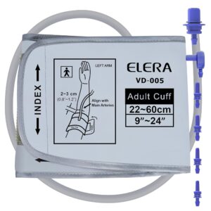 XXL Blood Pressure Cuff 9”-24” (22-60CM) Compatible with All Automatic Blood Pressure Monitors, Extra Large BP Replacement Cuff for Big Arms - Includes 6 Connectors XXL Blood Pressure Cuff 9”-24” (22-60CM) Compatible with All Automatic Blood Pressure Monitors, Extra Large BP Replacement Cuff for Big Arms - Includes 6 Connectors